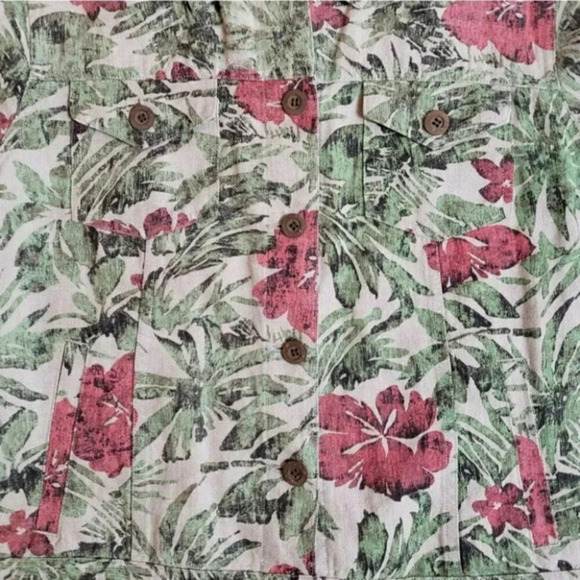 Charter club SP 100% linen floral jacket NWOT‎ - Picture 5 of 5